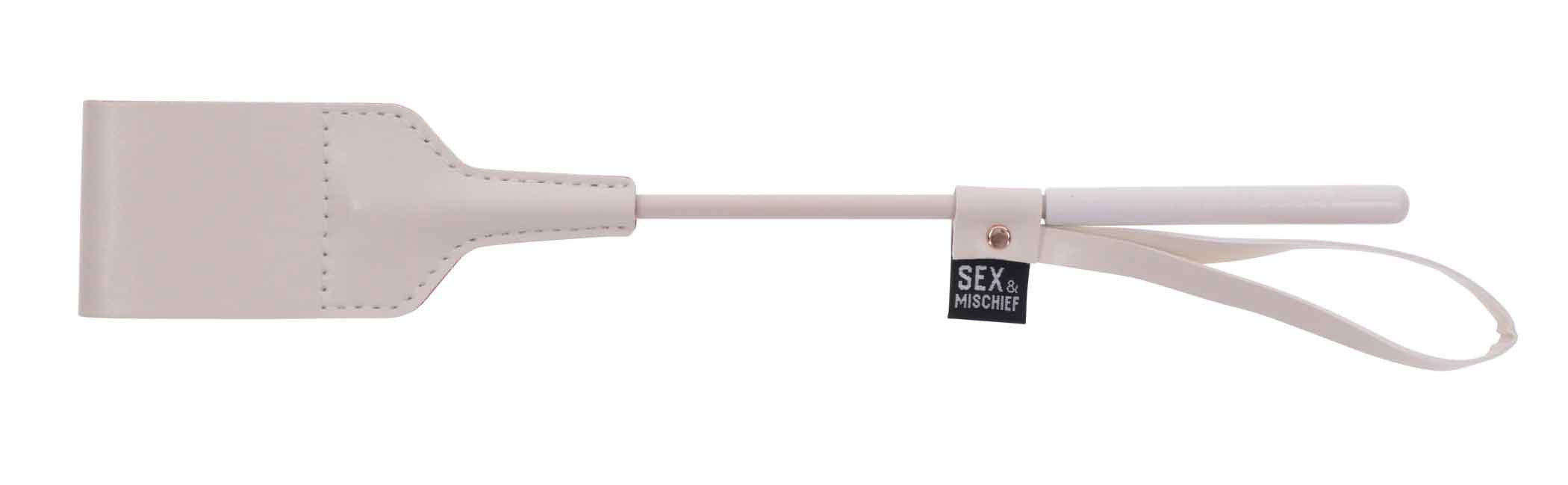 Sex and Mischief Peaches N Cream Riding Crop PeachPuff Whips & Paddles
