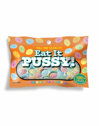 Little Genie Eat It Pussy – 3oz Vagina-Shaped Candy Bag Multi > Novelties > Candy & Edible Items