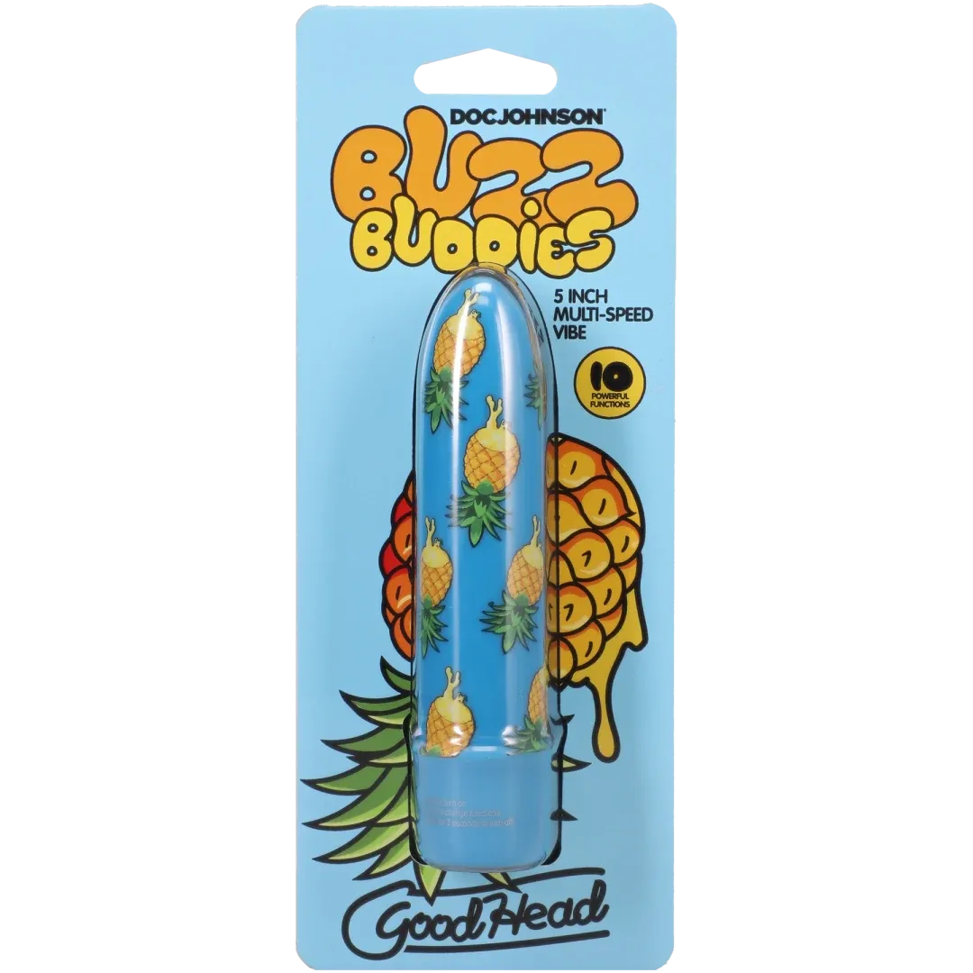 Goodhead Buzz Buddies - Multi Speed Waterproof Pineapple Vibrator Multi > Vibrators > Mini Vibrators