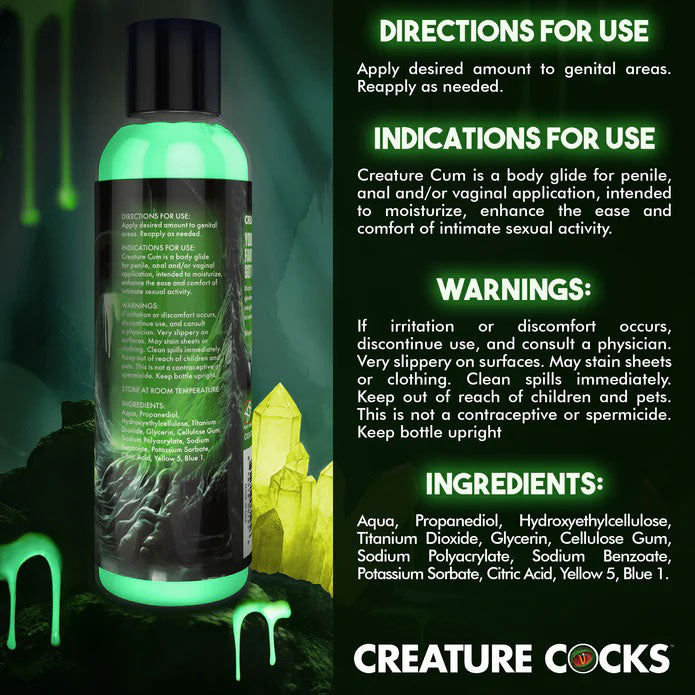 Creature Cum Green Water-Based Lubricant 8oz > Lube > Speciality Exempt