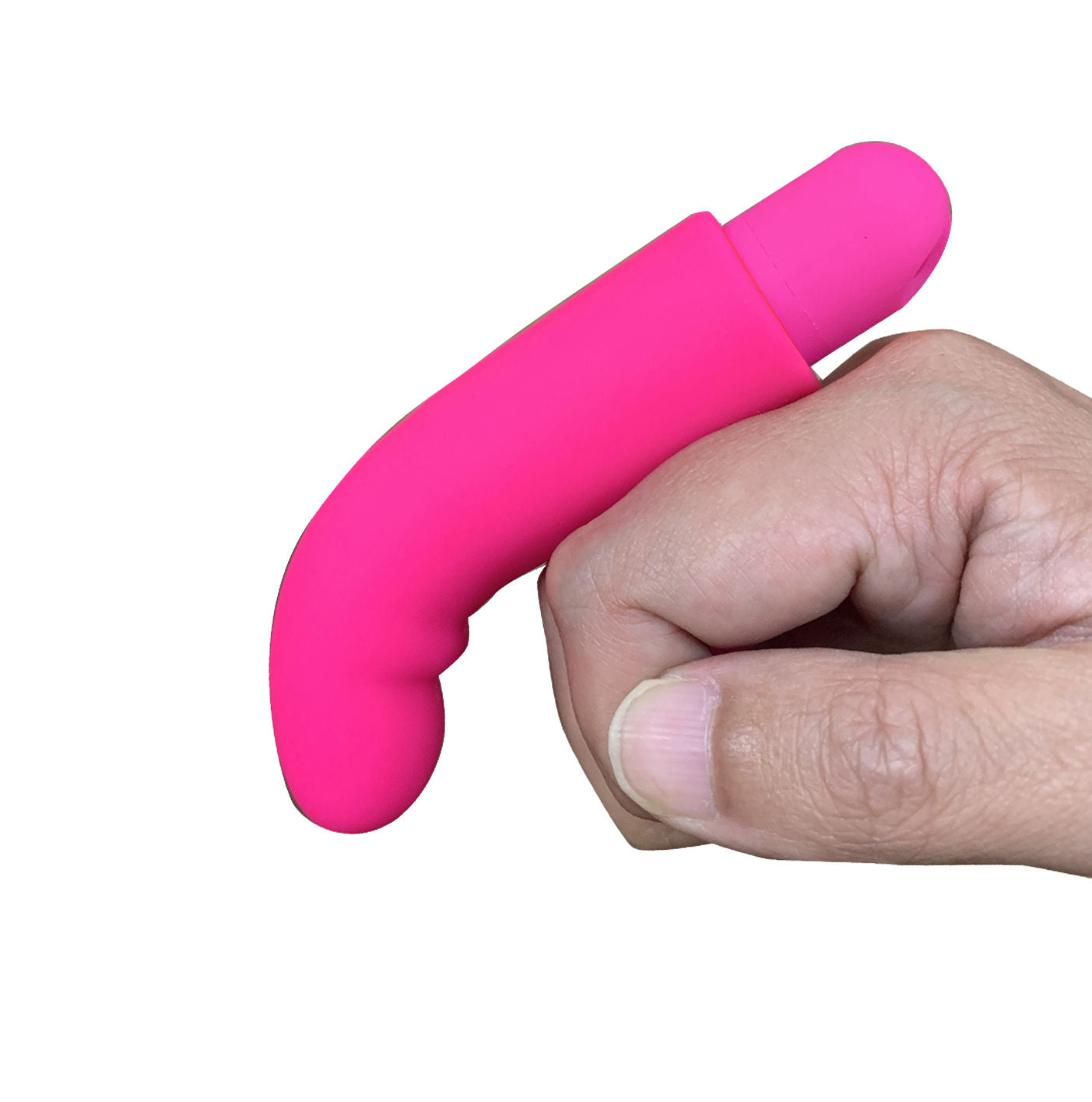 Sadie Silicone Finger Vibrator Pink With 10-Function Bullet Power Pink Finger Stimulator