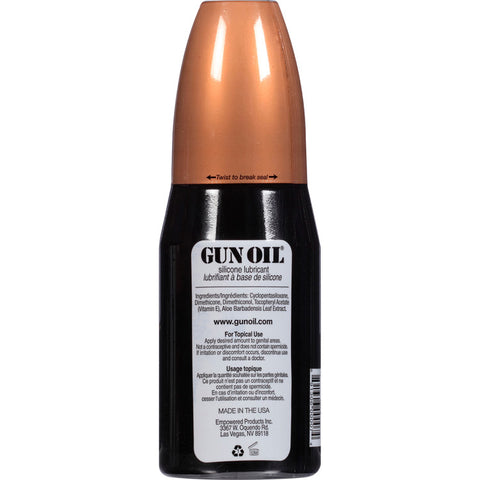 Gun Oil Premium Silicone Lubricant 8oz 240ml Ultra-Concentrated Flip Top Bottle > Lube > Speciality Exempt