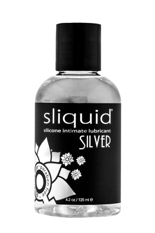 Sliquid Naturals Silver Silicone Personal Lubricant 8.5 oz Silicone Lubricant