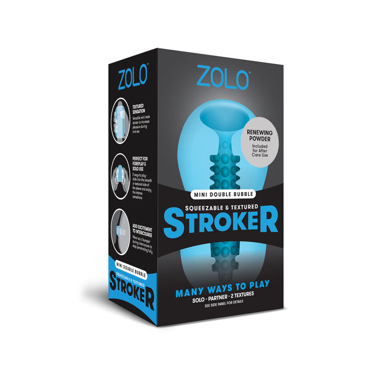 Zolo Mini Stroker Blue Strokers - Manual