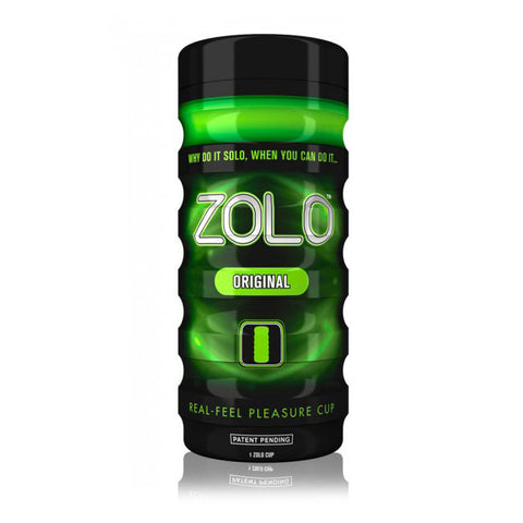 Zolo Original Masturbator Cup Ergonomic Textured Sleeve Strokers - Manual