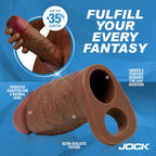 Jock Enhancers 1 Inch Silicone Penis Extension Sleeve Light > Sex Toys For Men > Penis Sleeves
