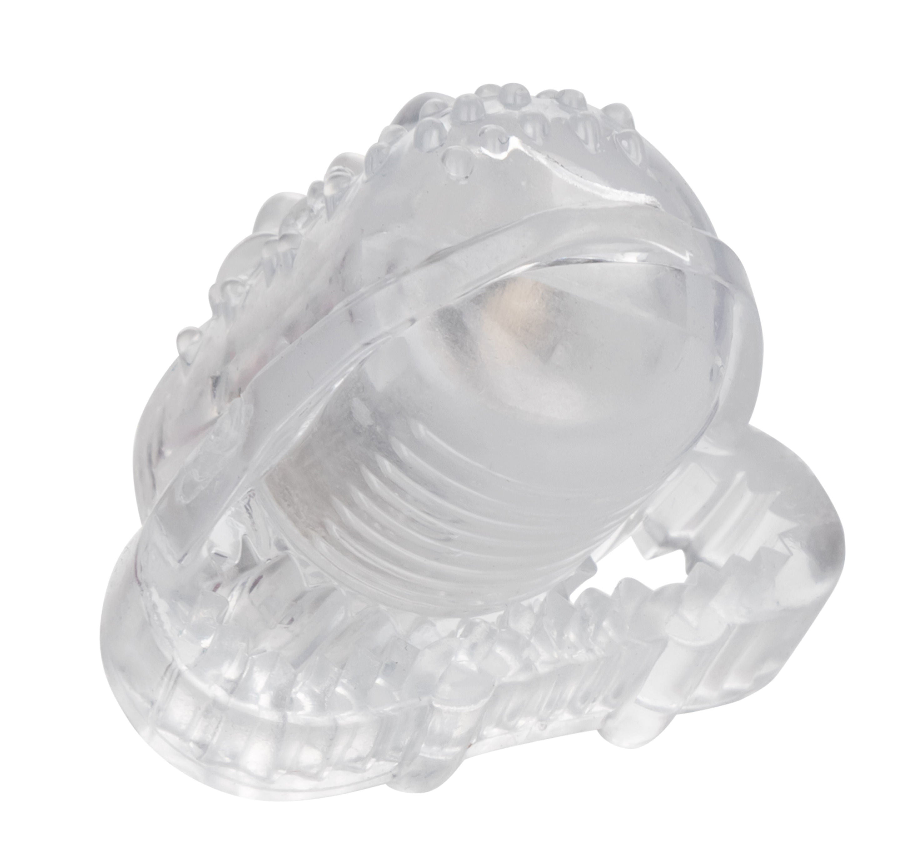 CalExotics Clear Vibrating Tongue Teaser Foil Pack Intimacy Toy Vibrators