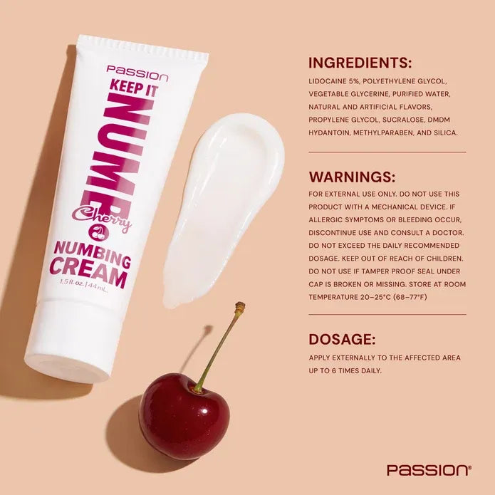 Keep It Numb Numbing Cream 5% Lidocaine 1.5 Ounce Tube – Topical Cream > Lube > Speciality