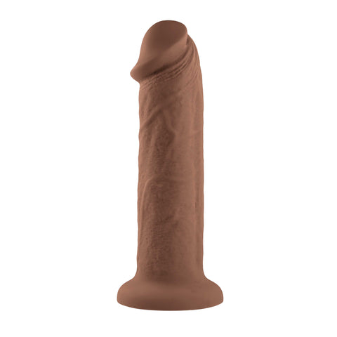 7 Inch Girthy Vibrating Dong (Dark) – Powerful Vibrating Dildo Default Title DONGS Vibrating