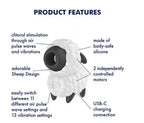 Satisfyer Dreamy Sheep – Compact Air Pulse and Vibrator Toy > Sex Toys For Ladies > Air Pulsation