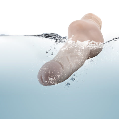 Dr Skin Cock Vibe 12 Inch Vibrating Cock Beige DONGS Vibrating