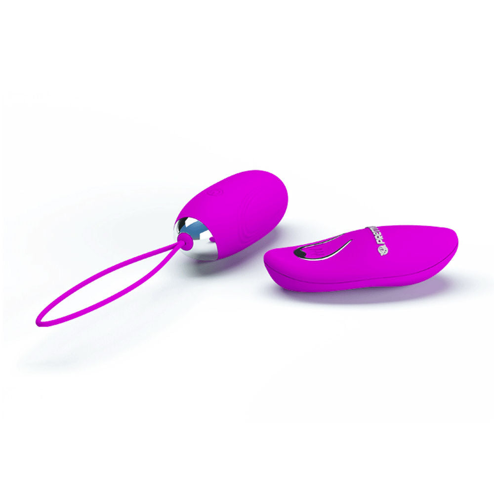 Pretty Love Jenny Multi-Speed Wireless Egg Vibrator for Couples Purple BULLETS