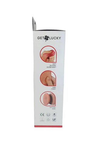 Real Skin 12 Inch Dual Layer Light Brown – Lifelike Dual Density Dildo > Dildos > Large Dildos