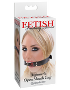 Fetish Fantasy Beginners Open Mouth Gag Black Intimacy Toy