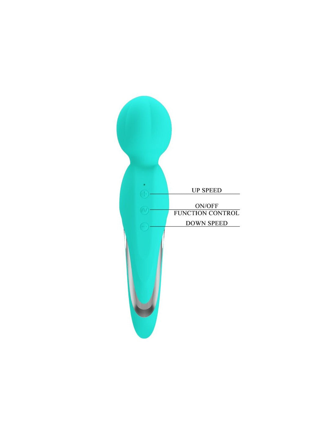 Walter Super Soft Silicone Wand Massager in Seafoam Color > Sex Toys For Ladies > Wand Massagers and Attachments
