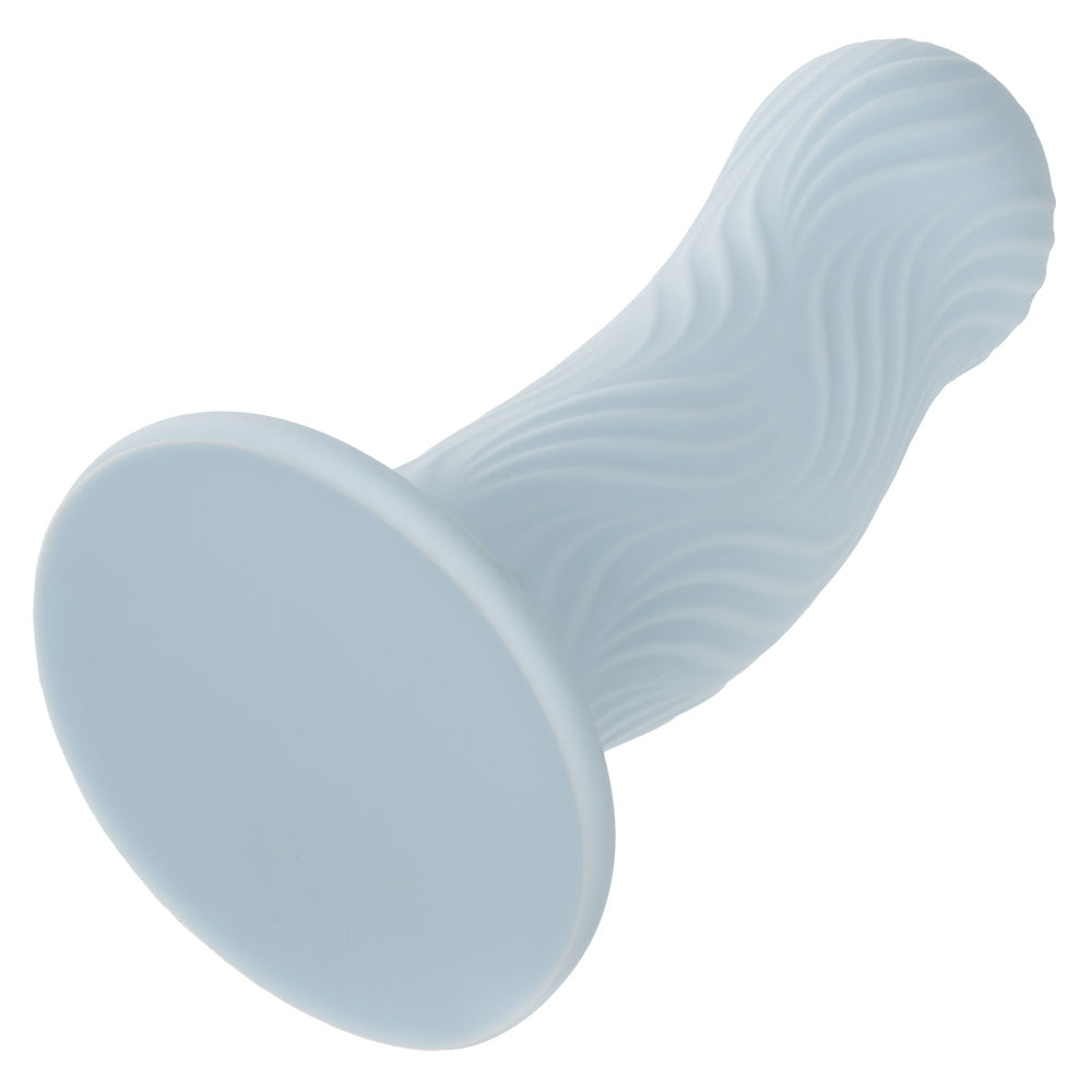 Wave Rider Blue Foam Probe with Wavy Texture for Pleasure Dongs Neutral