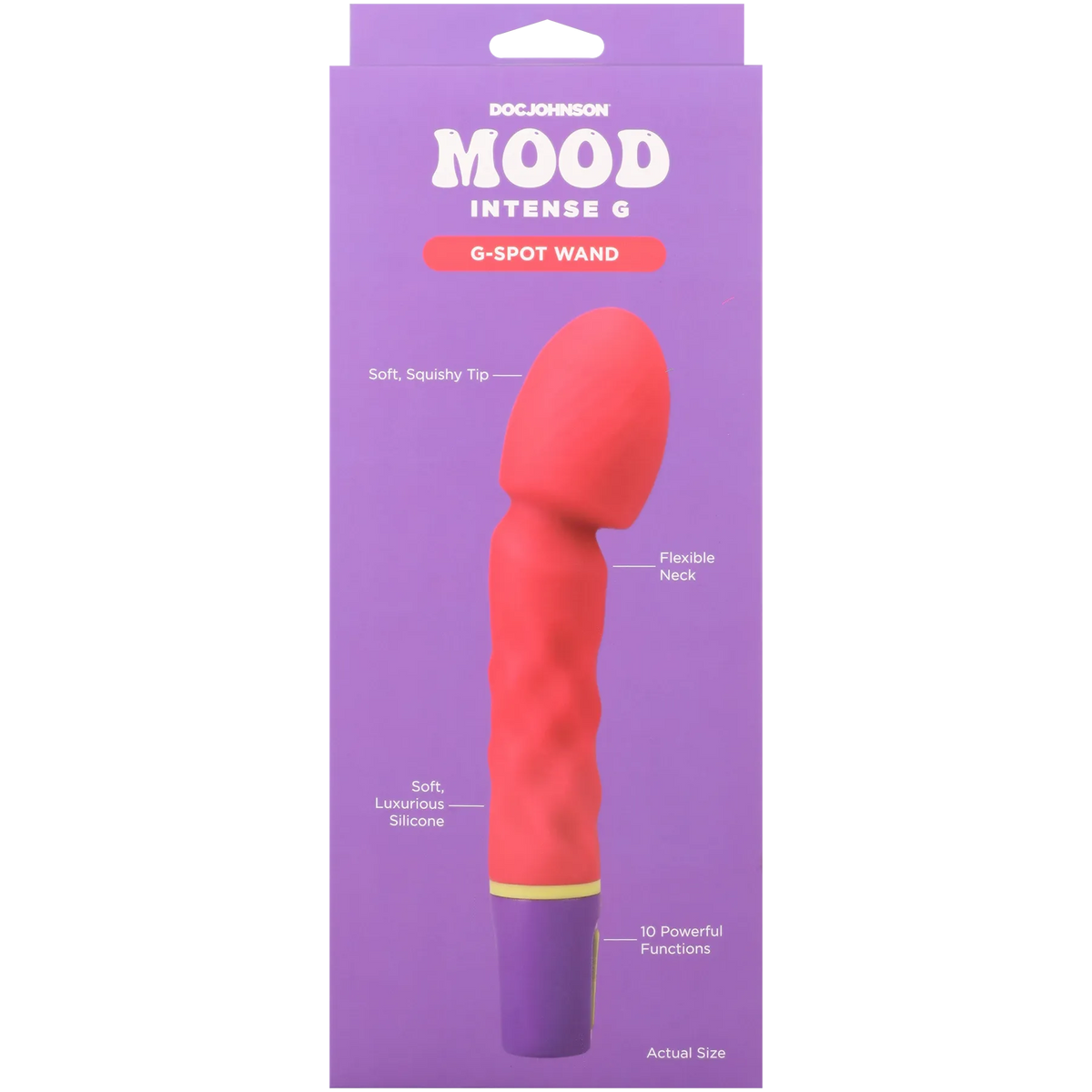 Mood Intense G - Silicone 10 Function Curved Vibrator > Vibrators > G-Spot