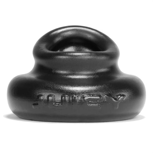 Juicy Pumper Fatty Cockring - Black Black Cockrings