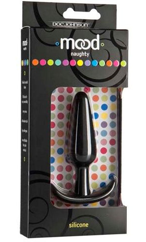 Mood Naughty Small Black Silicone Plug for Comfortable Play Butt Plugs