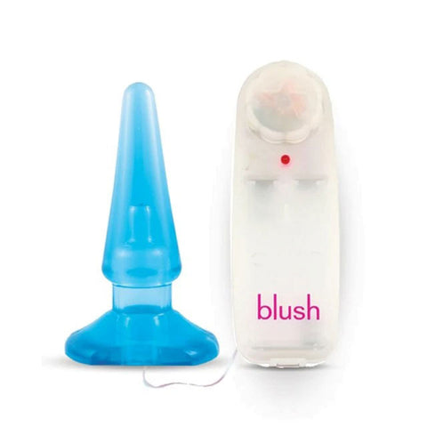 Blush Anal Pleaser Blue Beginner Friendly Anal Plug Toy Butt Plugs
