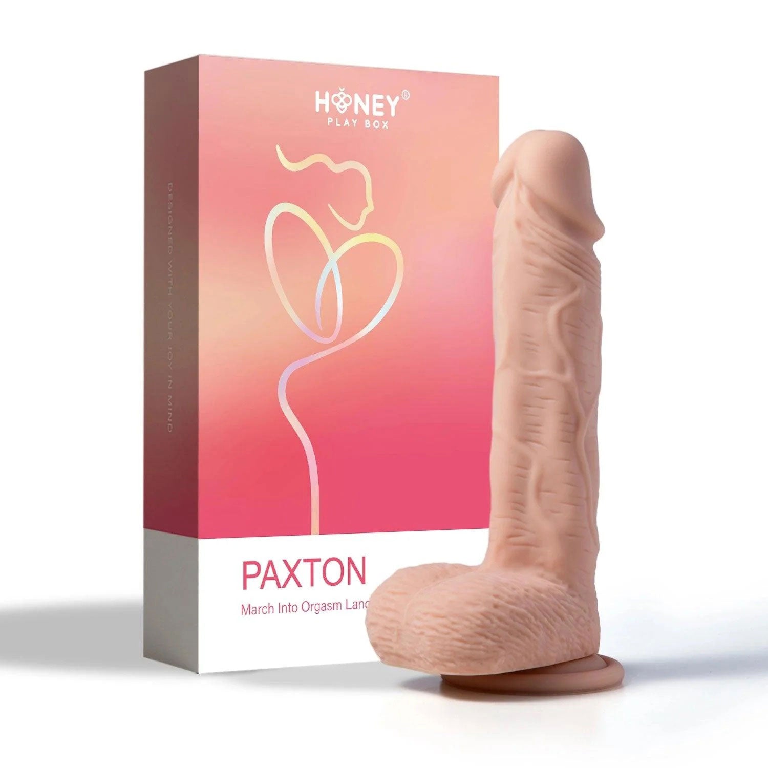 Paxton App Controlled 7.5 Inch Realistic Thrusting Dildo Dongs Realistic