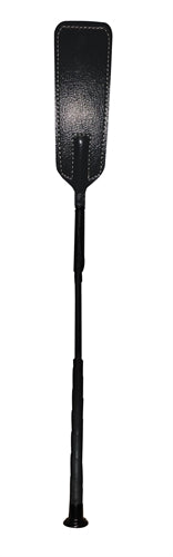 Sex and Mischief Romantic Sting Crop Black Adult Toy Accessory Black Whips & Paddles