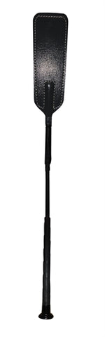 Sex and Mischief Romantic Sting Crop Black Adult Toy Accessory Black Whips & Paddles