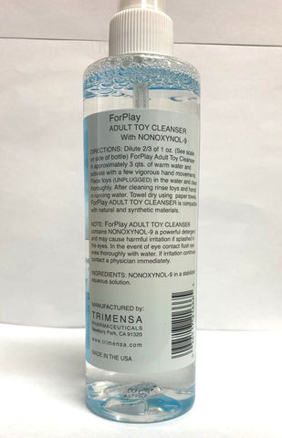 Forplay Adult Toy Cleaner Spray 7 Oz Safe Intimate Hygiene Adult Toy Cleaner