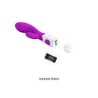 Pretty Love Brighty – Dual 30 Function Silicone Rabbit Vibrator Purple > Vibrators > Ladies > Rabbit