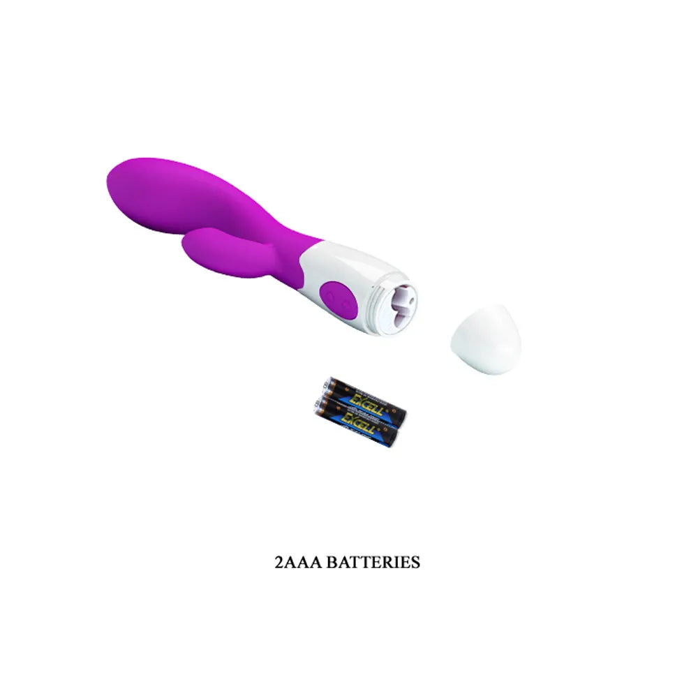 Pretty Love Brighty – Dual 30 Function Silicone Rabbit Vibrator Purple > Vibrators > Ladies > Rabbit