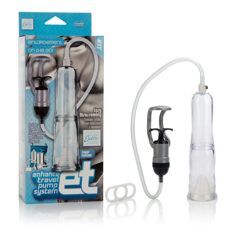 Enhance Travel Penis Pump System Clear PUMPS