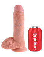 King Cock 8 Inch Realistic Handmade Dildo with Balls – 20.3 cm Length, 5.1 cm Diameter > Dildos > Realistic Dildos