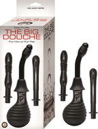 Big Douche Enema Kit With Three Attachments Personal Care Cleaning System Black > Essentials > Douches