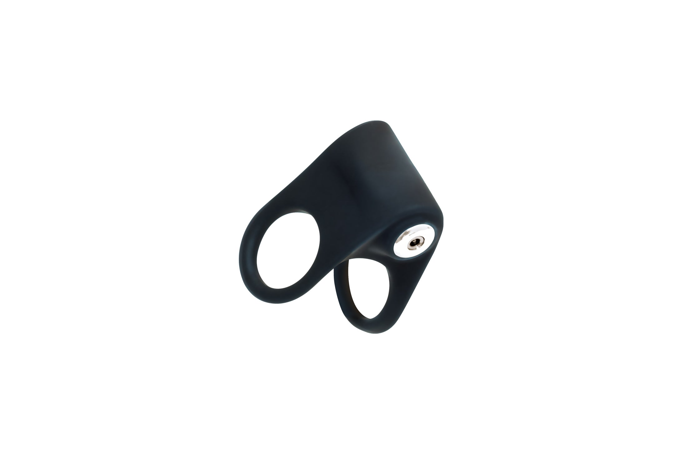 VeDO Hard Rechargeable Black Double C-Ring Vibrating Toy Cock Rings Vibrating