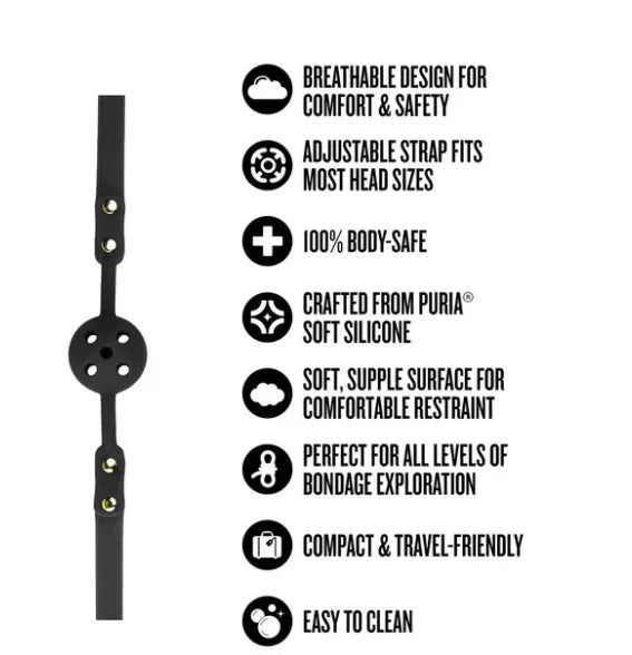 Temptasia Ardor – Breathable Silicone Ball Gag > Bondage Gear > Gags and Bits