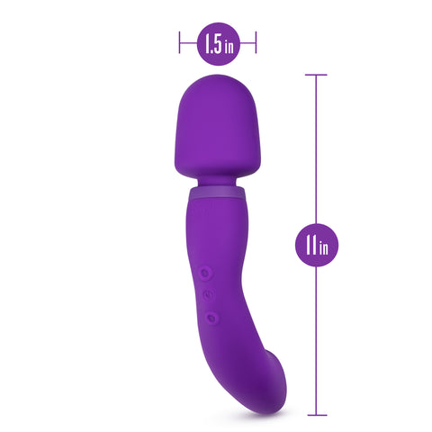 Wellness Dual Sense Purple Electric Massager with Dual Vibration > Sex Toys For Ladies > Wand Massagers and Attachments