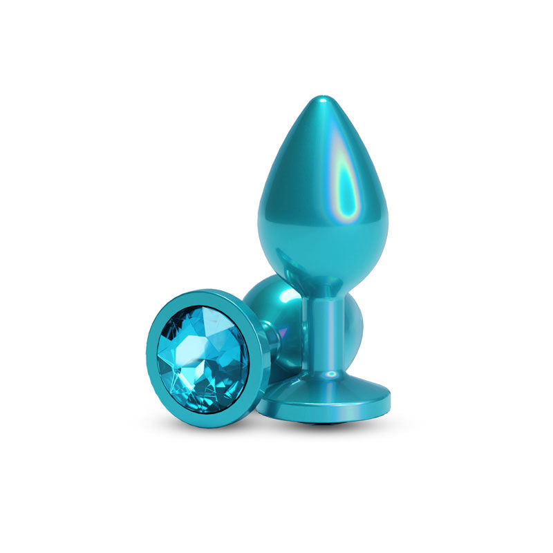 Rear Assets Iridescent Champagne Medium – Lightweight Butt Plug > Anal Range > Butt Plugs