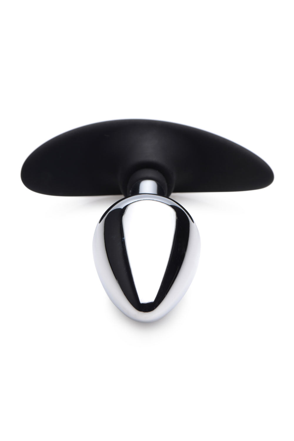 Dark Invader Metal and Silicone Medium Weighted Butt Plug > Anal Range > Butt Plugs