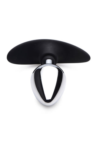 Dark Invader Metal and Silicone Medium Weighted Butt Plug > Anal Range > Butt Plugs
