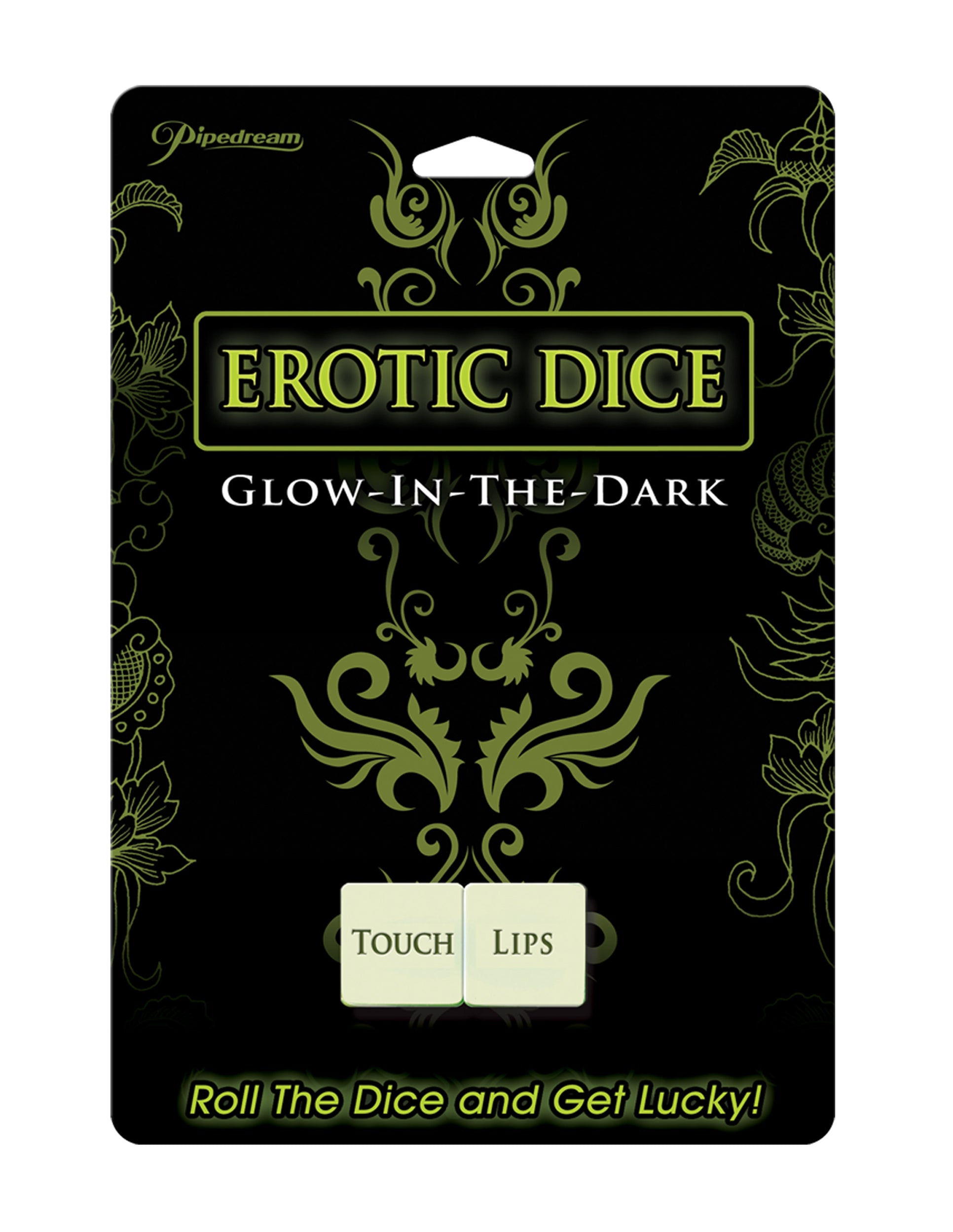 Glow in the Dark Erotic Dice Game for Couples White Games