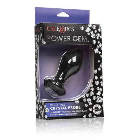 Power Gem Flexible Silicone Vibrating Anal Probe by CalExotics Butt Plugs - Vibrating