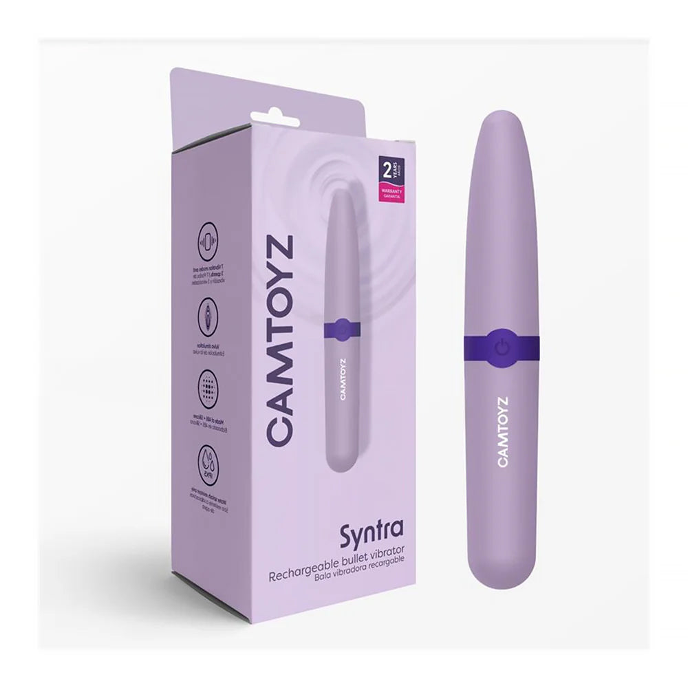 Syntra Camtoyz Rechargeable Bullet Vibrator – 10 Vibration Modes Bullet Vibrator > Vibrators > Mini Vibrators