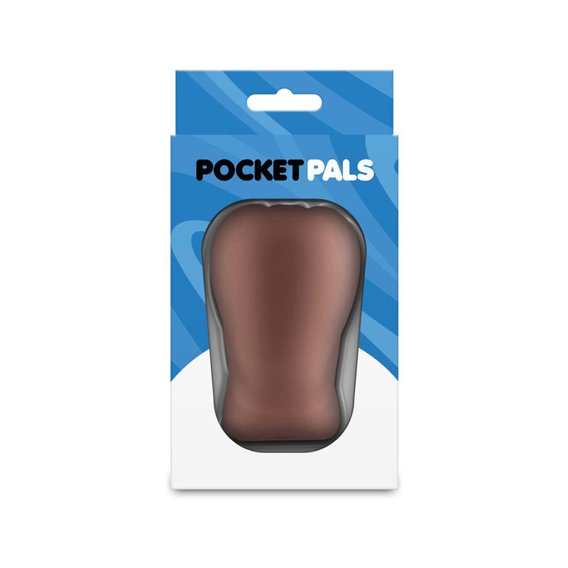 Pocket Pals – Body-Safe Anal Stroker Brown > Sex Toys For Men > Masturbators > Manual