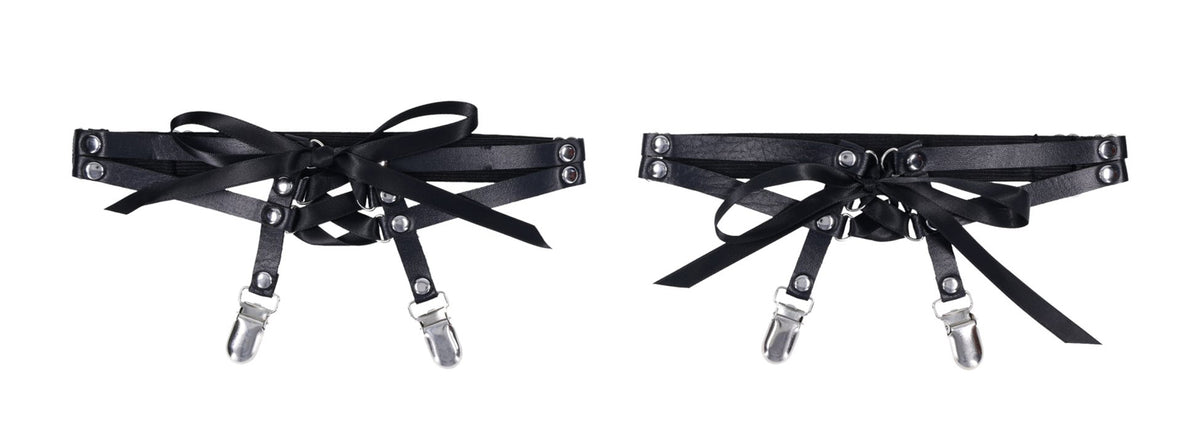 Sportsheets Laced Up Adjustable Garters – Comfort Fit 18 to 26 Inches Thigh Garters > Clothes > Hosiery > Garterbelt Sets