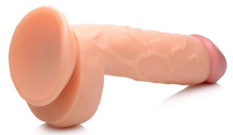 Pop Pecker 8.25 Inch Realistic Dildo With Suction Base Light Dongs Realistic