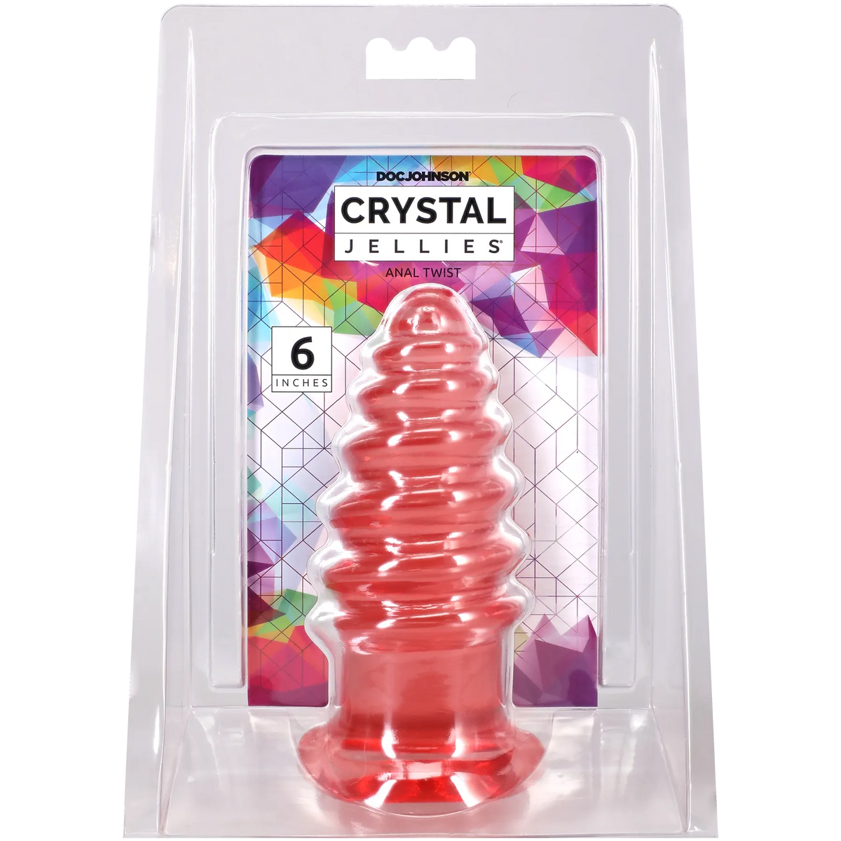 Crystal Jellies Anal Twist 7-Inch Flexible Anal Toy