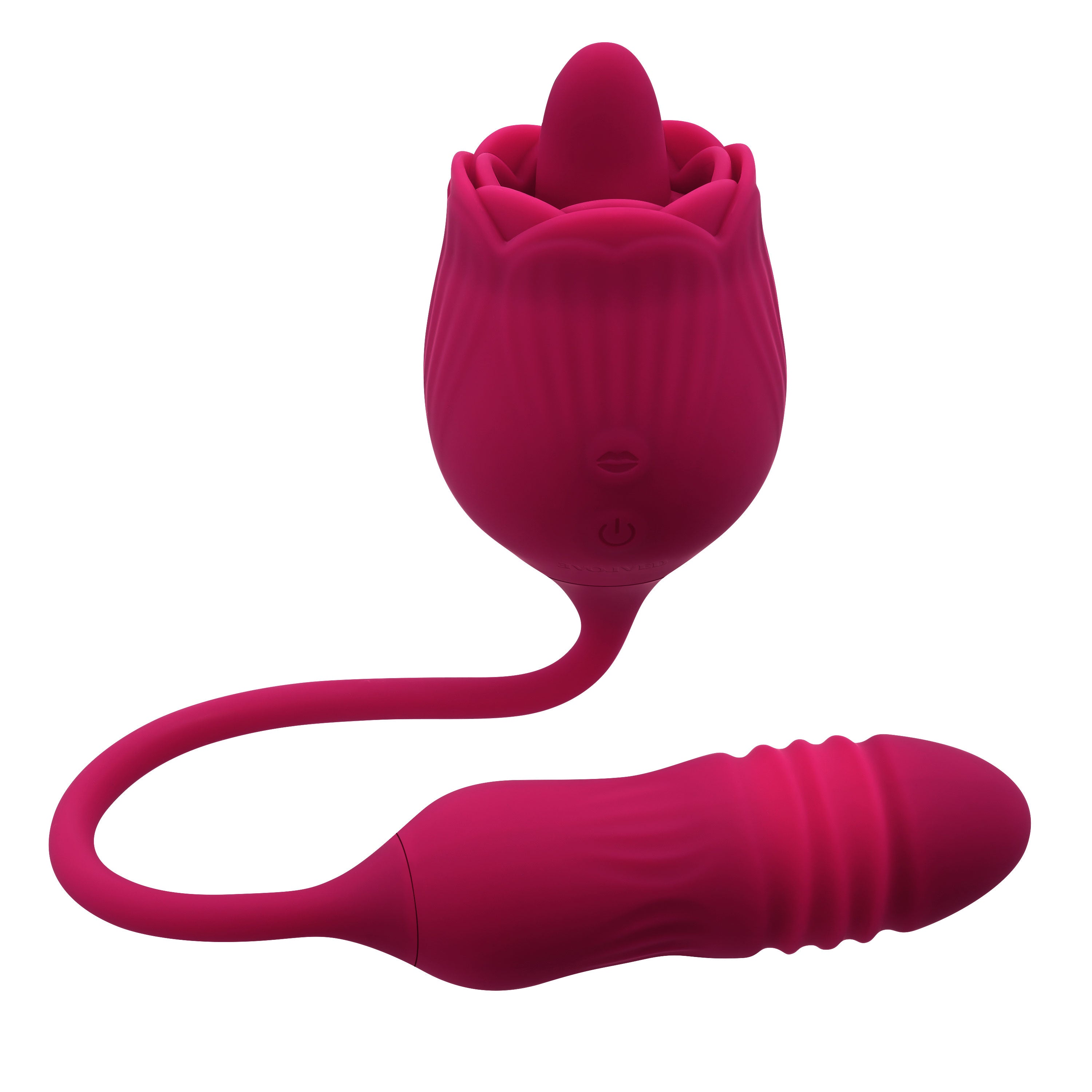 Wild Rose Flexible Dual-Ended Vibrator with 10 Speeds Rose Stimulators