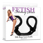 Fetish Fantasy Silk Rope Love Cuffs Black Wrist Restraints Black > Bondage Gear > Restraints