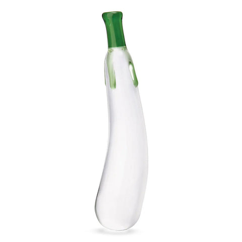 Eggplant Ecstasy Glass Dildo (7.25 Inch) – Luxury Glass Dildo DONGS Glass