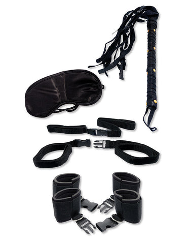 Fetish Fantasy Bedroom Bondage Kit with Restraints and Whip > Bondage Gear > Bondage Kits